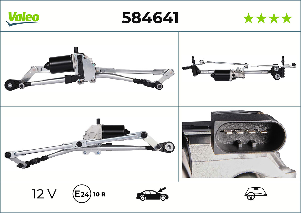 Moteur d'essuie-glace VALEO ref. 584641